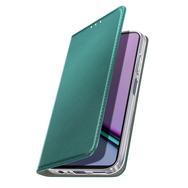 Folio-fodral för Realme Note 60 med kortfack och videostöd grön gran.