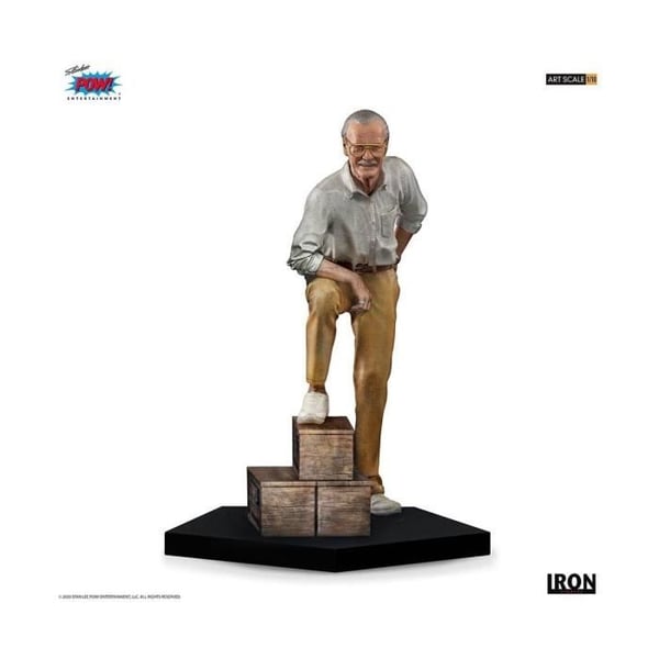 Statyett - IRON STUDIOS - Stan Lee - 1/10 Art Skala - Plast - Resin - Nutida- USED