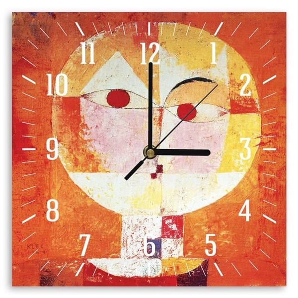 Legendarte - Senecio Väggklocka - Paul Klee cm. 30x30
