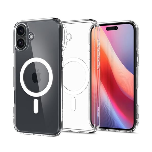 Spigen Ultra Hybrid MagSafe Cover til iPhone 16 (Hvid)