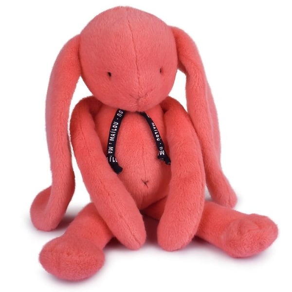 Maïlou Tradition - Mjukisdjur Kanin Méloé korallsyrlig 37 cm - DOUDOU ET COMPAGNIE