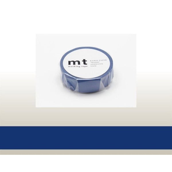 Enfärgad maskeringstejp - MASKERINGSTEJP (MT) - Mörknatt - 1,5 cm - 7 m - Washi-papper