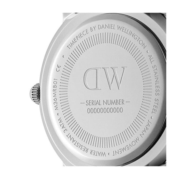 Ur - DANIEL WELLINGTON - DW00100677 - Hvid Skive - NATO Rem - Kvarts Urværk