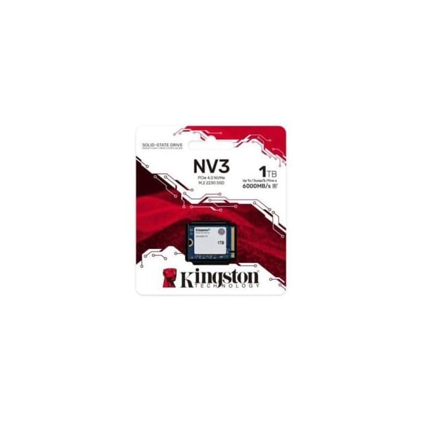 SSD Kingston NV3 1TB M.2 2230 PCIe 4.0 NVMe 6000MB/s 3D NAND Gaming