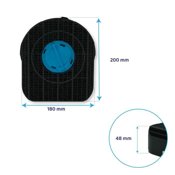 Kolfilter - W-PRO - DKF42 - Vit - 0.8kg