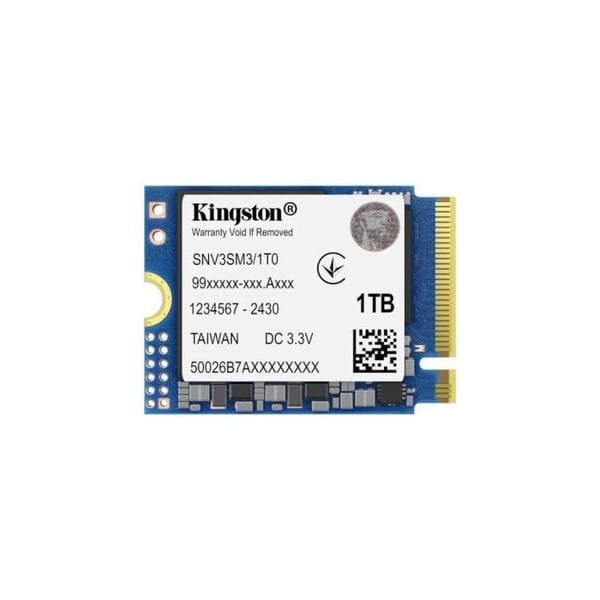 SSD Kingston NV3 1TB M.2 2230 PCIe 4.0 NVMe 6000MB/s 3D NAND Gaming