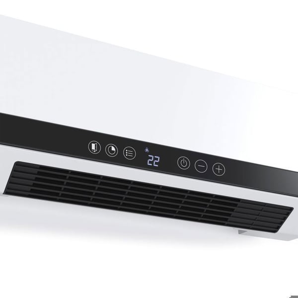 Vægmonteret keramisk varmelegeme - TRISTAR - KA-5210 - 2000 W - Programmerbar - Fjernbetjening inkluderet