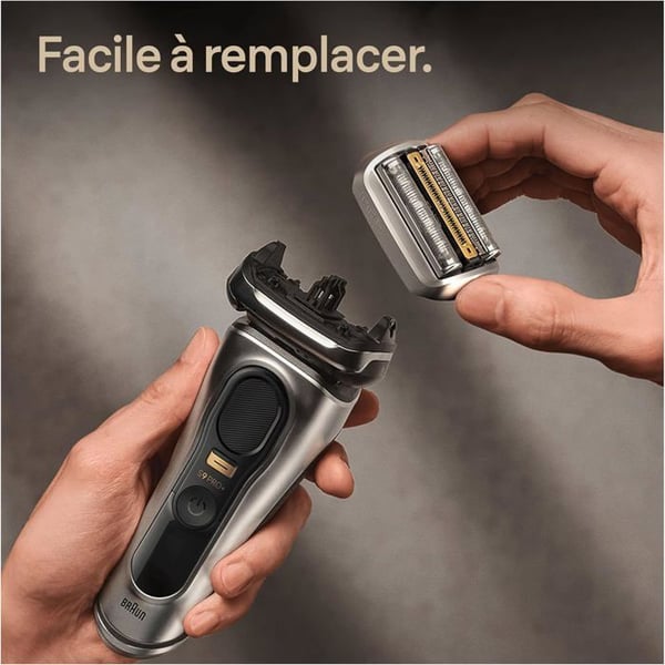 Eltrisk Barberhoved Serie 9 Pro, Reservedele til Barbermaskine til Mænd Serie 9 Pro, 94M, Sølv