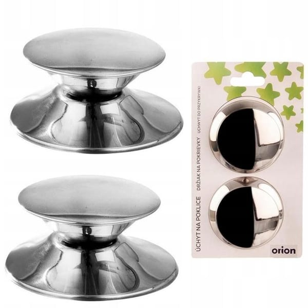 Lockhandtag - ORION - 2 stycken - Rostfritt stål - 6,5 cm - Universella