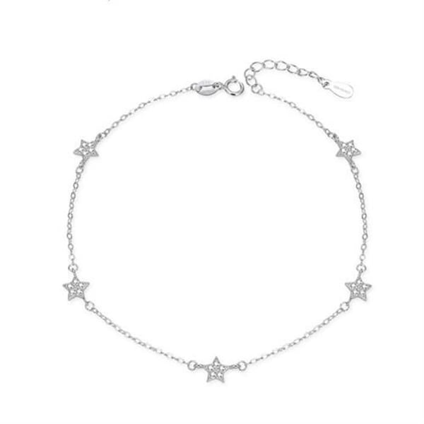 Armband - AGATO - AGB768/21 - Silver - Glittrande stjärnor - Kubiska zirkoner