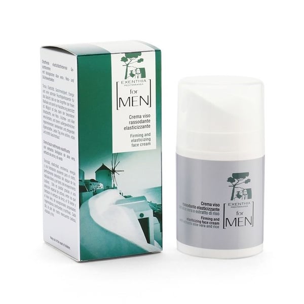 Ansiktskräm som fastar och elasticitet för män 50 ml - Exenthia Mediterranea Uomo
