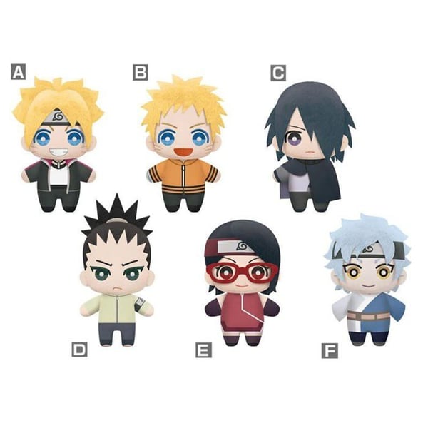 Peluche - BANDAI - Boruto - Vit - 3 år och uppåt - Mixad - Inomhus