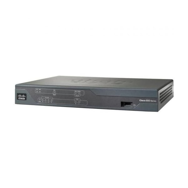 Cisco Systems Cisco881 K9 Cisco881 K9 Cisco ETHERNET 4-ports säkerhetsrouter- REFURBISHED