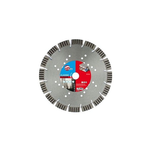 Segmentoitu timanttilevy - LEMAN - 55125 - D. 125 mm - Holkki 22.23 mm - 10 mm segmentin korkeus