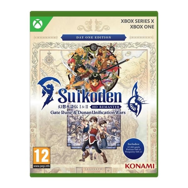 Suikoden 1 & 2 HD Remaster Dag Ett Utgåva Xbox Series X / Xbox One