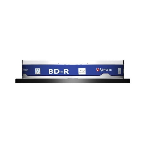 VERBATIM M-Disc 4x BD-R Disc - 25 GB kapacitet - 10 spindel - 4x skrivehastighed