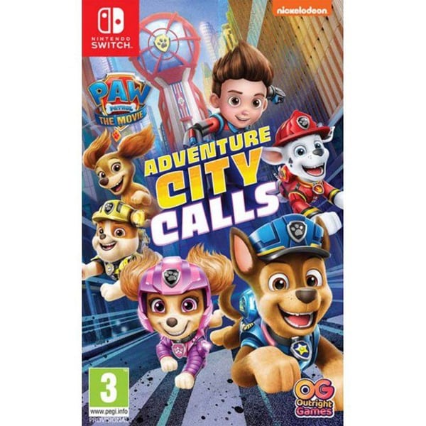 Videospel - NINTENDO - Paw Patrol Adventure City Calls - 1-2 spelare - PEGI 3+ - Äventyr