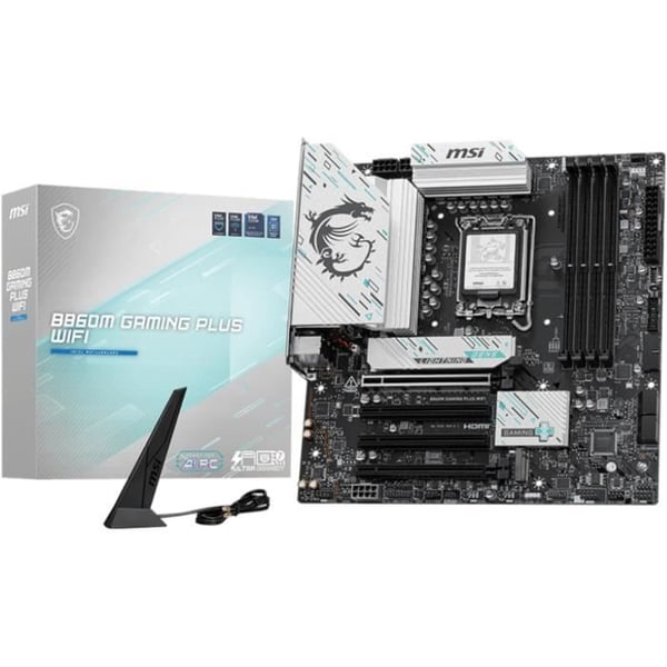 Moderkort - MSI - B860M GAMING PLUS WIFI l B860 LGA 1851 (Socket V1) micro ATX