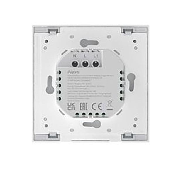 Väggmonterad Ansluten Strömbrytare - AQARA - H1 EU - Zigbee 3.0 - Grå - Neutral