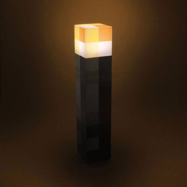Ficklampa - PALADONE - Minecraft - 2 Belysningslägen - Flerfärgad - Plast
