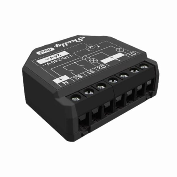 Shelly 2PM Gen3 Automatiseringsmodul