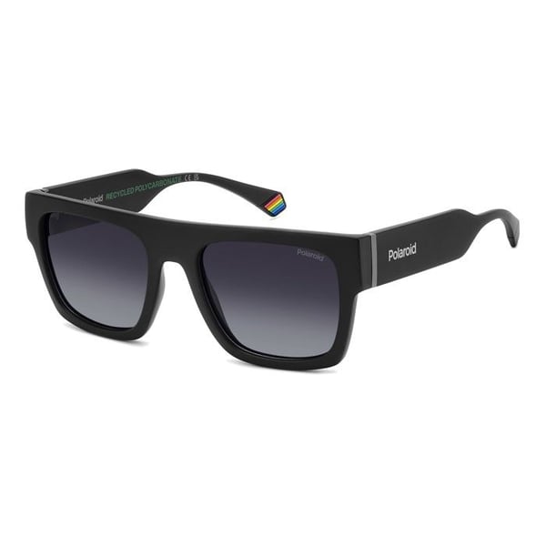 Solglasögon POLAROID PLD 6224/S/X 54/20/140 Matt svart polykarbonatramar UNISEX PLD 6224/S/X