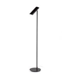 Svart vardagsrumsgolvlampa Link 1GU10 11W