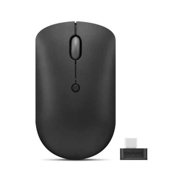 Trådlös optisk mus - Lenovo - 400 USB-C - 2400 DPI - Kompakt och portabel