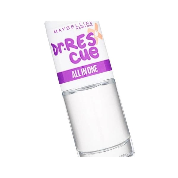 Bas & Top Coat - All In One DR RESCUE - Stärkande behandling - Snabb manikyr - Gemey Maybelline