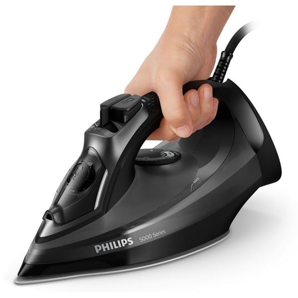 Ångstrykjärn - PHILIPS - DST5040/80 - Ånga med Calc Clean-system - 45g/min kontinuerlig ånga - 2600W - Svart