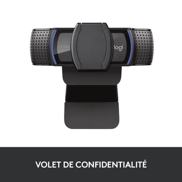Webbkamera - Full HD 1080p - Logitech - C920 S - Inbyggd mikrofon