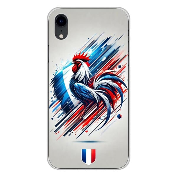 1001Coques - Silikonfodral kompatibelt med Apple iPhone XR - Fransk tuppmönster - Originaldesign tryckt i Frankrike 1001Coques - Silikonfodral kompatibelt med Apple iPhone XR - Fransk tuppmönster - Originaldesign tryckt i Frankrike