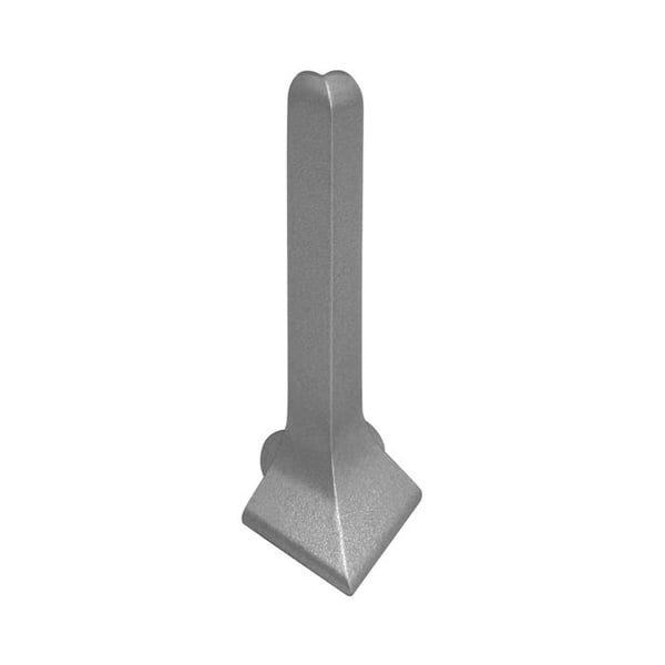PROVISTON Utvändigt hörn för metallplintar H 40 mm Tillbehör för metallplintar Formpressad Silver