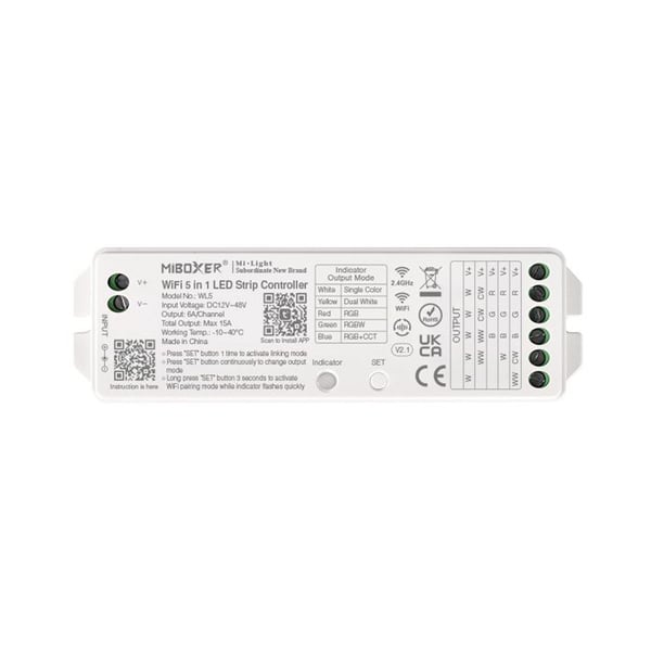 Miboxer 5-1 Kontrollör Wifi + 2.4GHz