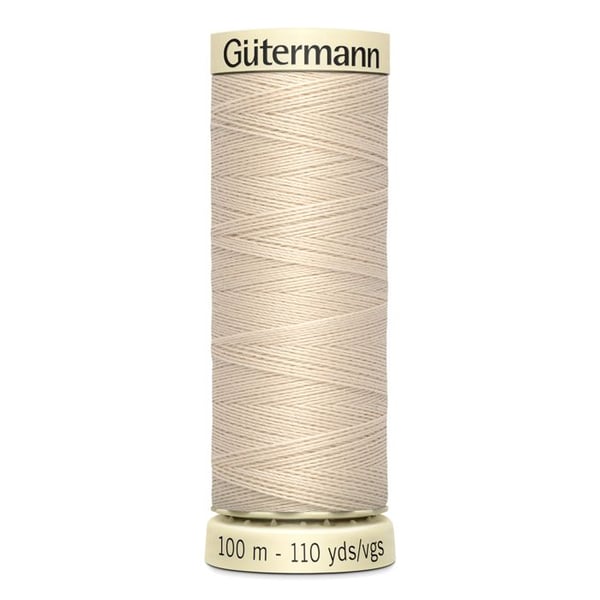Fil à coudre 100% polyester Gutermann 1 Spole - Att 169 - vaxat papper
