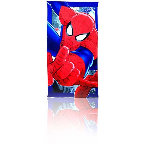 Mikrofiber bad- och strandhandduk Spiderman 70x140cm