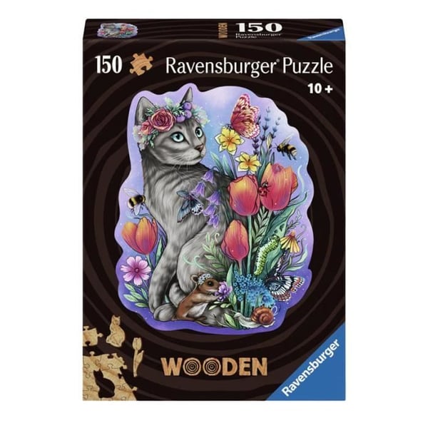 Pussel - RAVENSBURGER - Charmig katt - 1000 bitar - Flerfärgad - Djur