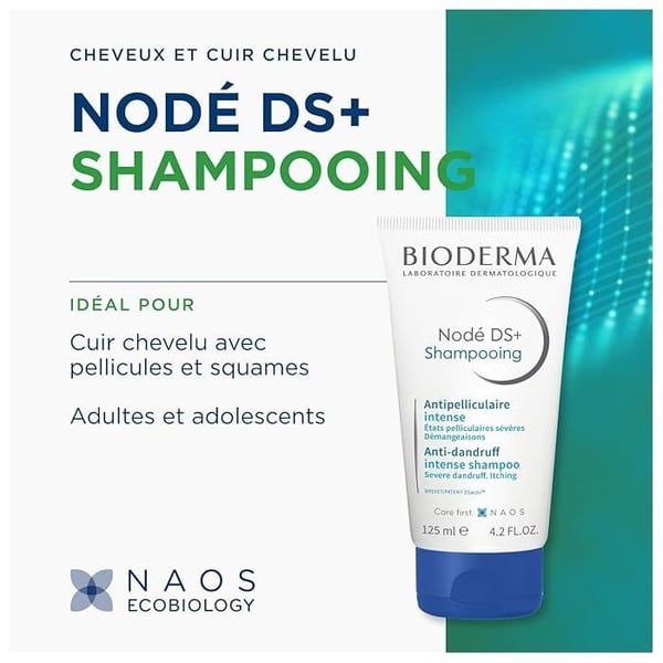 Bioderma nodé ds+ schampo mot mjäll intensiv antiåterfall 125ml