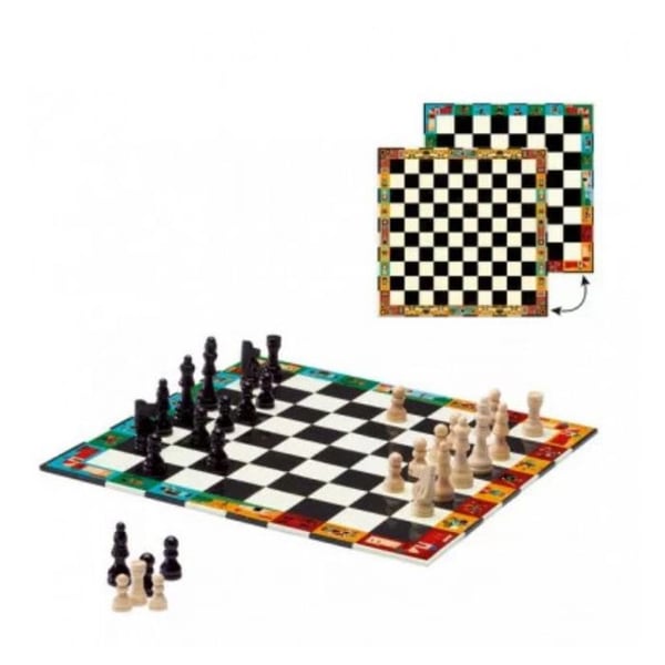 Schack och dam - DJECO - Schack och dam - Barn - Spelfall