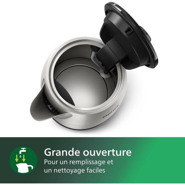 Vattenkokare - PHILIPS - HD9350/90 - Metallkollektion - 1.7L - 2200W - Rostfritt stål