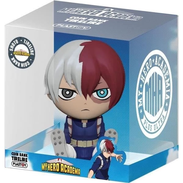 Shoto Todoroki Spargris - My Hero Academia Figure av PLASTOY- USED