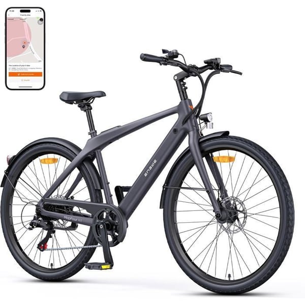 Elcykel - ENGWE - N1 Air - 27 tum - Räckvidd 100 km - Batteri 36 V 10 Ah