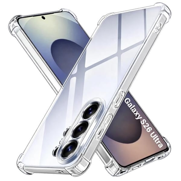 Skyddsfodral för Samsung Galaxy S26 ULTRA - Stötsäker Transparent TPU Skydd Phonillico®