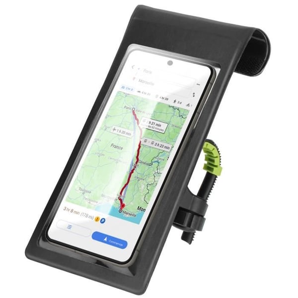 Cykelstöd för Smartphone - LINQ - Vattentålig - Rotativ 360° - Säkert fäste - Max 7 tum