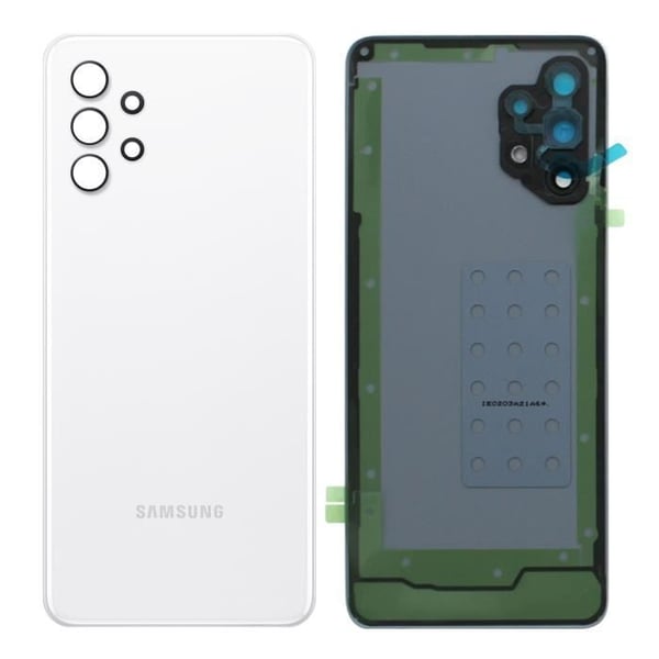 Batterikapacitet - Samsung - Galaxy A32 - Vit - Reservdel - Inbyggt lim