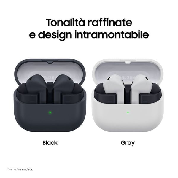 Samsung Galaxy Buds3 FE Langattomat Kuulokkeet Mustat 360 Audio ja Gemini AI