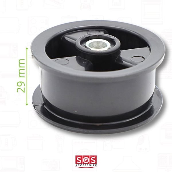 SOS Tillbehör Pulley 52X22X8 mm för Torktumlare 1250125034, 8581250125037 AEG, ARISTON HOTPOINT, ARTHUR MARTIN, ARTHUR MARTIN ELEC