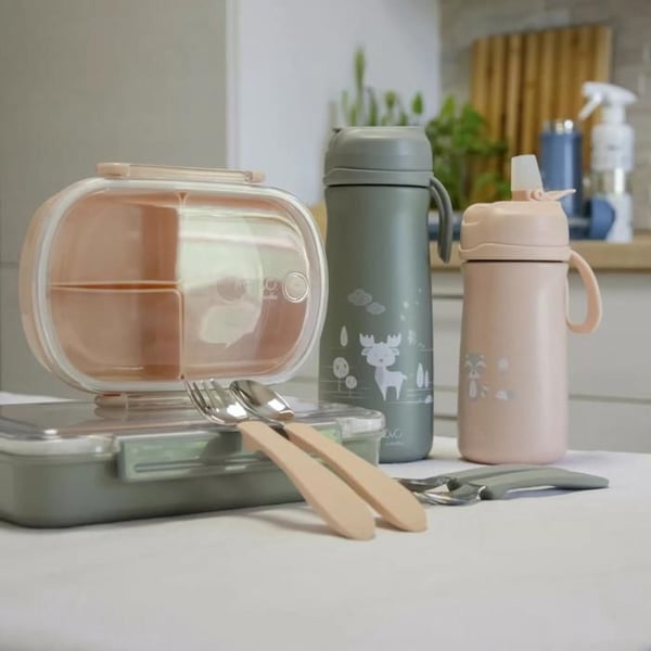 Snacksbox - NUVITA - Snack Box - 950 ml - Blå - Tål maskindiskning