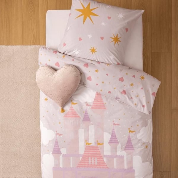 Påslakanset 140 x 200 "Château" Vändbar 100% Bomull / 57 trådar/cm²