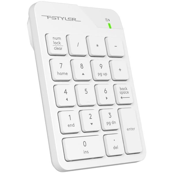 Numeriskt tangentbord - A4TECH - FSTYLER - Trådlös 2.4G - Uppladdningsbart litiumbatteri - USB-C